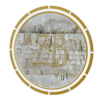 Leatherite Wall Clock - Serene Kosel - FELDART