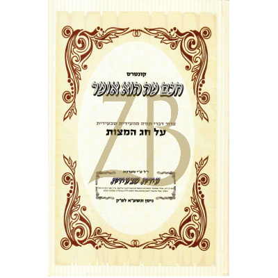 חכם מה הוא אומר כ"ר - על הגדה