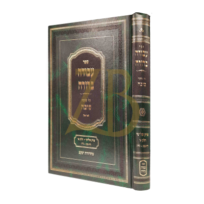 עבודה ברורה - סוכה פרק שלישי ח"א