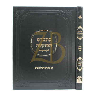 קונטרס המוקצה - למרן החזון איש
