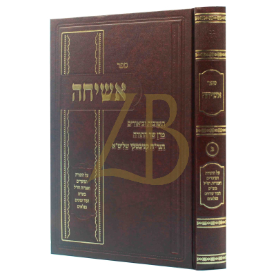 אשיחה - תשובות וביאורים מהר"ח קניבסקי ח"ב