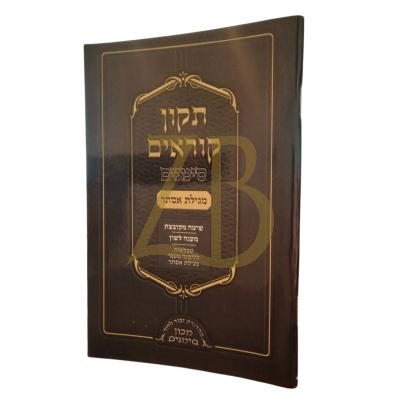 תיקון קוראים - מגילת אסתר - סימנים - כ"ר - כחול