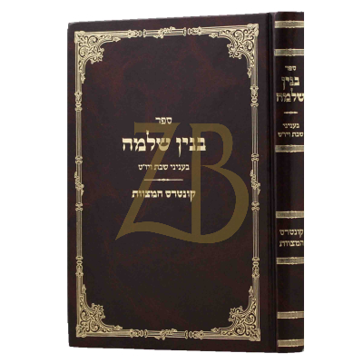 בנין שלמה - עניני שבת