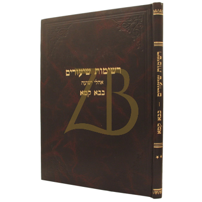 רשימות שיעורים - בבא קמא - קלמנוביץ
