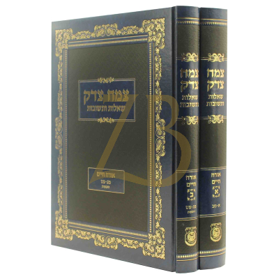 שו"ת צמח צדק - או"ח ב"כ