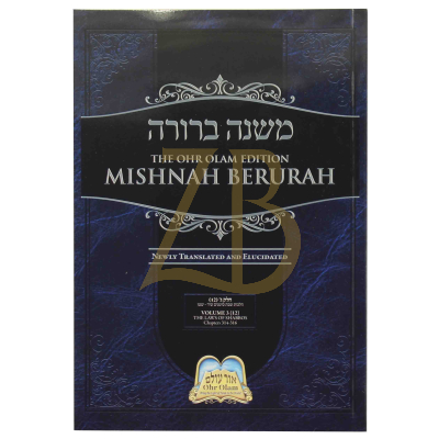 Mishnah Berurah Ohr Olam - 314-316 #12 9.5X6.5 PB