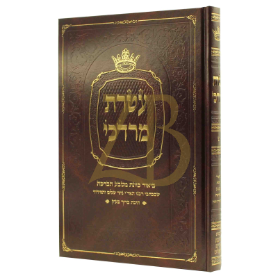עטרת מרדכי - ביאור כוונת מטבע הברכה - ט
