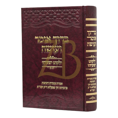 ברוך אומר ועושה - אמרות עובדות והנהגות ח"א - בעלזא