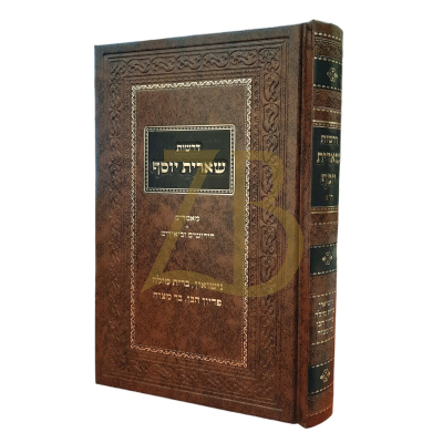 דרשות שארית יוסף - נישואין ברי"מ בר מצוה - ר' יוסף וינברג