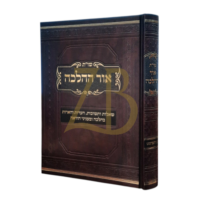 שו"ת אור ההלכה - רבי אורי לאנגער מקניהעניטש