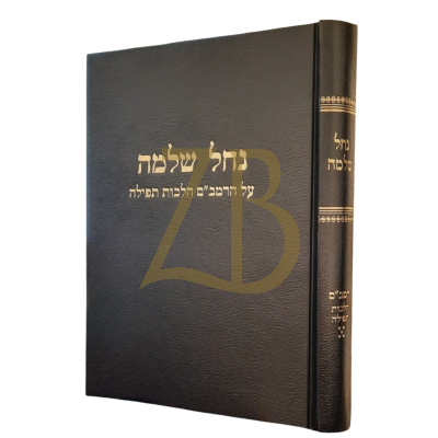 נחל שלמה - רמב"ם הלכות תפילה ח"ה