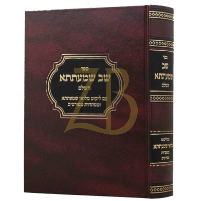 שב שמעתתא - מלואי שמעתתא - דזימיטרובסקי