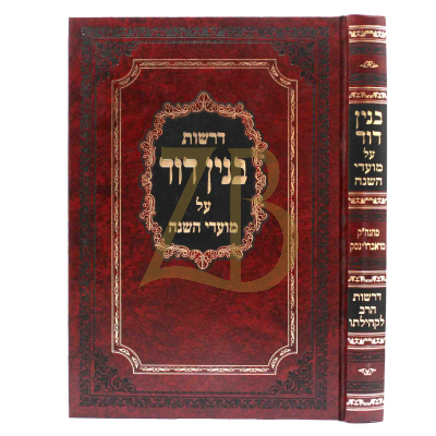 דרשות בנין דוד - על מועדי השנה - הרב מדאברז'ינסק