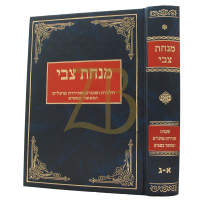 מנחת צבי - הלכות שכנים