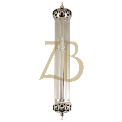 Mezuzah Case Silver Plated 12 cm
