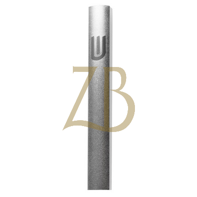 Aluminum Mezuzah 10 cm - Dotted Gray - "Shin"
