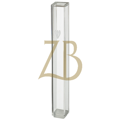 Clear box shaped plastic mezuzah - 12 cm