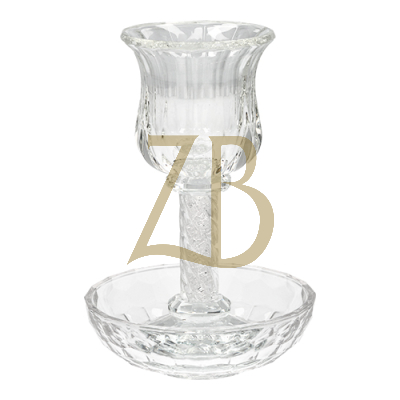 Crystal Kiddush Cup With Leg - #45681