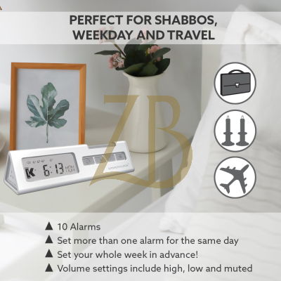 Kosher Clock 3 - White