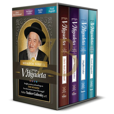 V'higadeta - Moadim 4 Vol. Slipcase - R' Galinsky