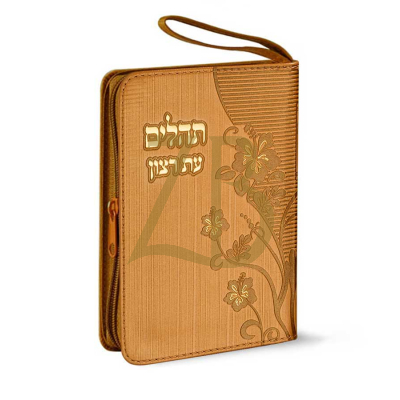 Zipper Tehillim Triangle - Gold